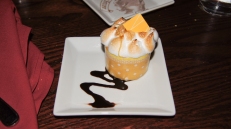 Lemon Meringue Cupcake with Vanilla Sponge Cake, Lemon Custard Filling and Flamed Meringue Icing